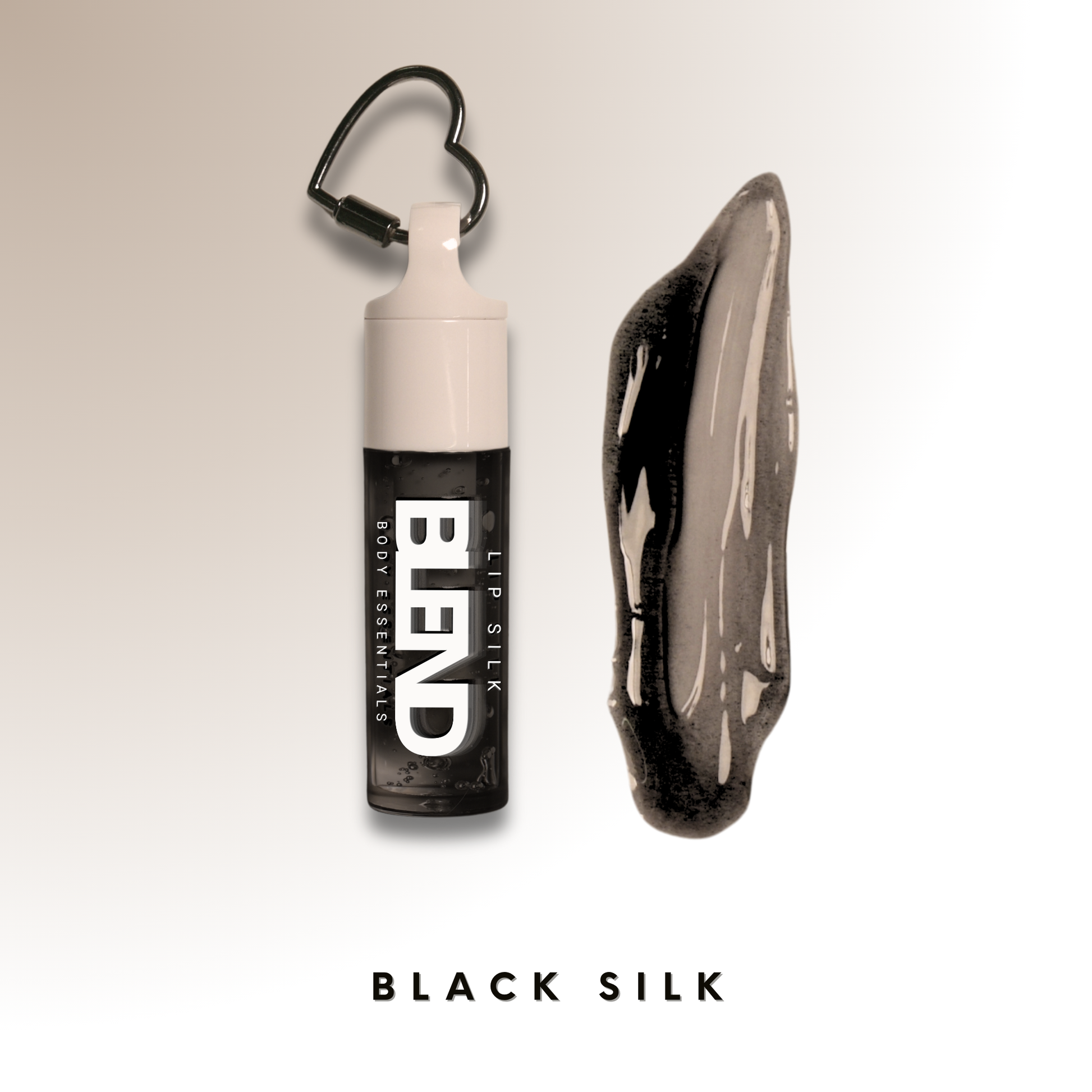 lip silk lip gloss keychain hydrating lip treatment black gloss