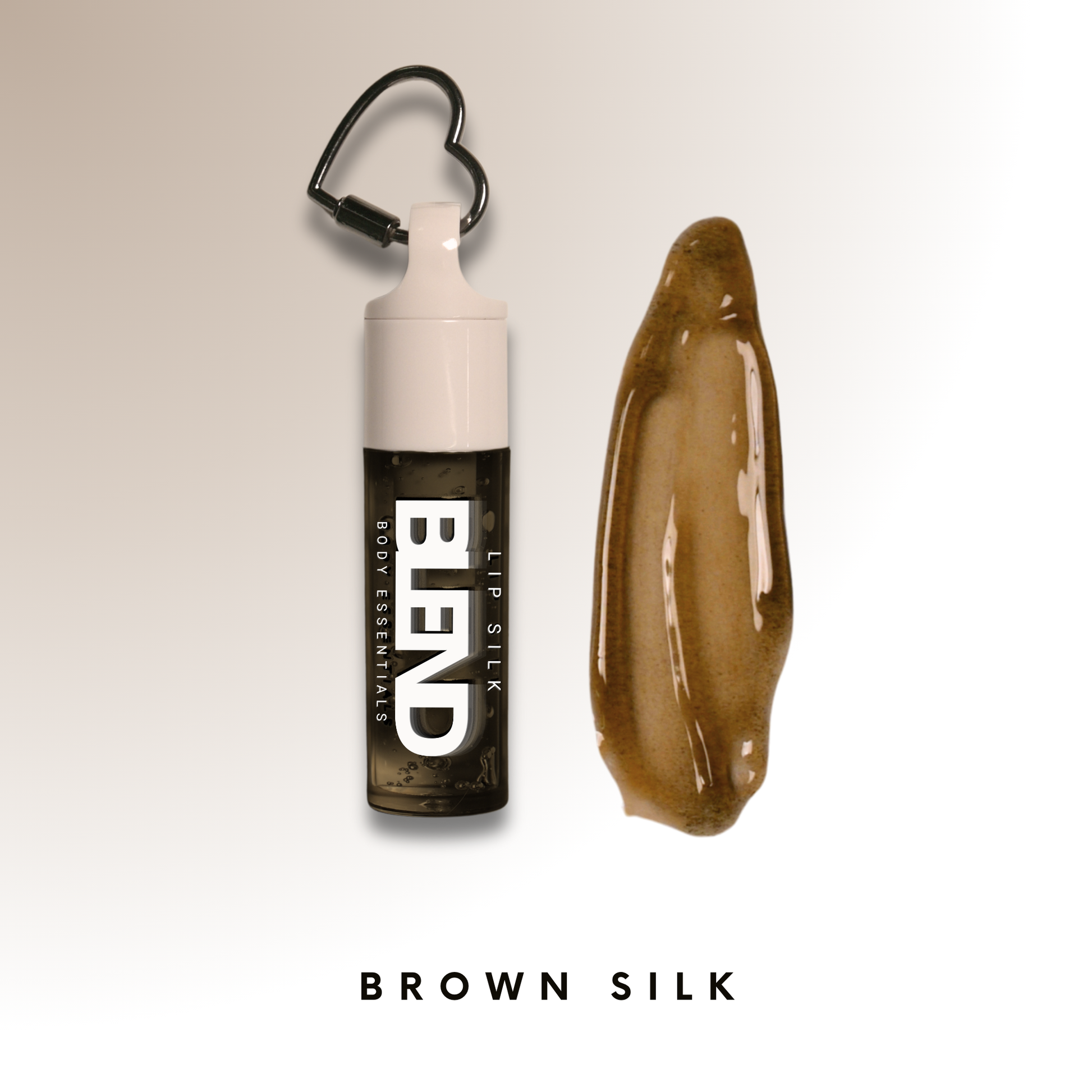 brown gloss lip silk lip gloss keychain hydrating lip treatment